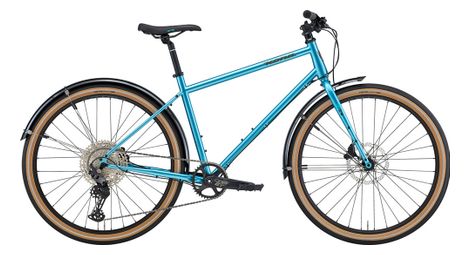 Bicicleta fitness city kona dr dew shimano deore 12v 650mm azul 2023 l / 175-188 cm