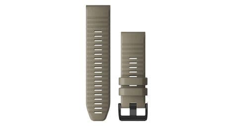 Bracelet silicone garmin quickfit 26 mm grès foncé (dark sandstone)