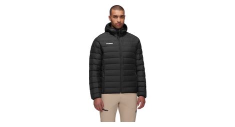 Chaqueta de pluma con capucha mammut waymarker in negra