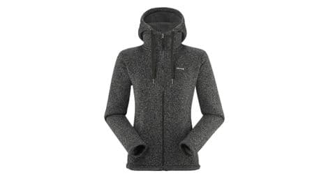 Forro polar lafuma cali hoodie gris para mujer