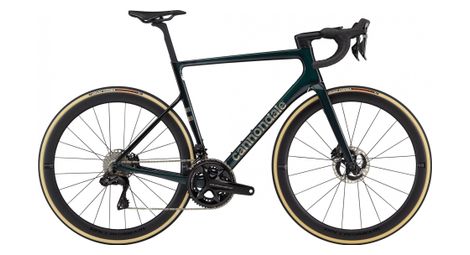 Cannondale SuperSix EVO Hi-MOD Disc Shimano Dura-Ace Di2 12V 700 mm Green Gunmetal Road Bike