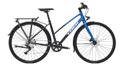 Velo fitness trek fx 3 eq disc stagger shimano deore 10v 700 mm bleu noir dnister 2023