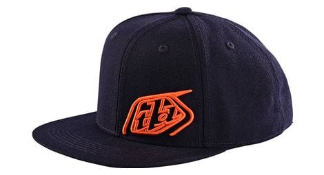 Troy lee designs casquette slice navy/orange