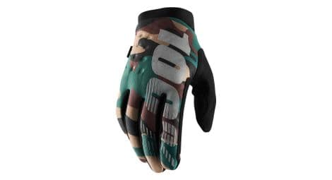 100% brisker handschuhe camo black