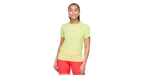 Maillot manches courtes hoka airolite run vert femme