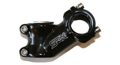 POTENCE Ahead FIXE Long : 60mm Fourche : 28.6 ou 25.4 mm, Cintre : 25.4, Angle : 35° Noire.
