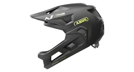 Integralhelm für Kinder Abus YouDrop FF Schwarz Matt