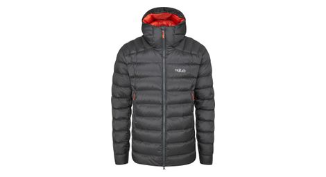 Doudoune rab electron pro gris homme