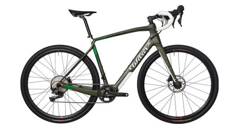 Wilier triestina jena bicicleta eléctrica de grava shimano grx 11s 250 wh 700 mm verde blanco mate 2022 m / 171-178 cm