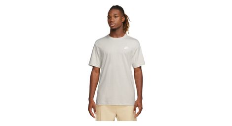 Tee shirt nike sportwear club beige