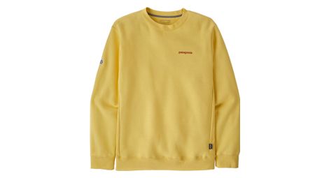 Sweat unisexe patagonia fitz roy icon uprisal crew jaune