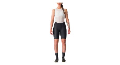 Culote corto para mujer castelli espresso negro