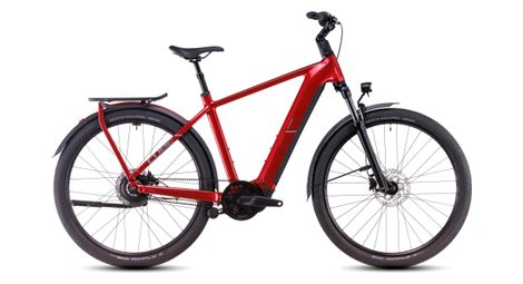 Cube kathmandu hybrid comfort pro 800 electric hybrid bike enviolo trekking belt 800 wh 700 mm electric red 2025