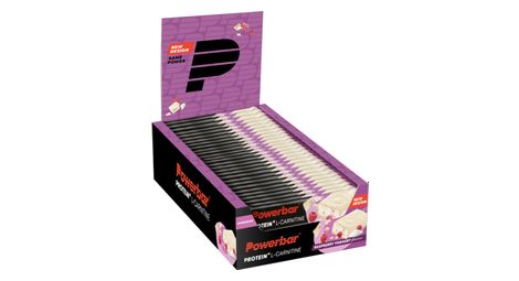 Protein bar + l-carnitine (30x35g) - powerbar - raspberry yoghurt -  barres protéinées