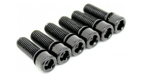 Pride racing stem kit tornillos (x6) negro