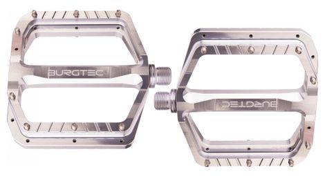 Burgtec Penthouse MK5 Flachpedale Rhodium Silber