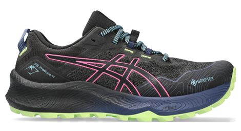 Asics gel-trabuco 11 gtx zapatillas de trail para mujer negro rosa verde