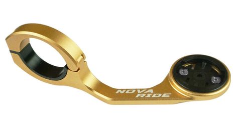 Support de compteur GPS Nova Ride Aluminium Performance pour Garmin, Wahoo, Bryton et Hammerhead Or