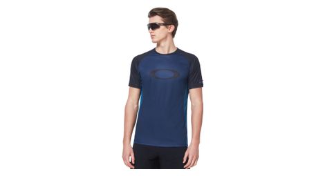 Maillot manches courtes oakley mtb bleu fonce