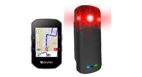 Bryton rider s500 gps meter + gardia r300l radar