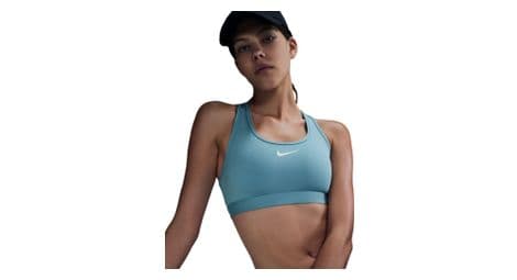 Brassière nike swoosh medium support bleu femme