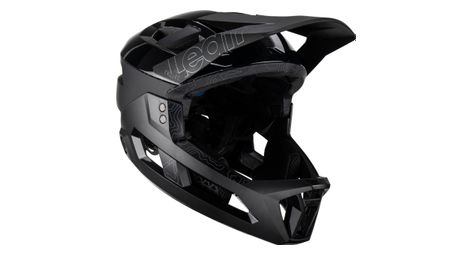 Casque avec mentonnière amovible leatt enduro 3.0 noir