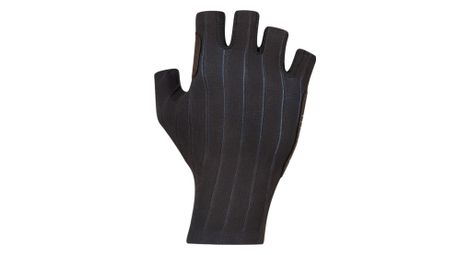 Gants Courts Aéro Castelli Rosso Corsa Pro Noir