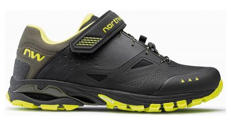 Chaussures northwave spider 3 noir jaune fluo