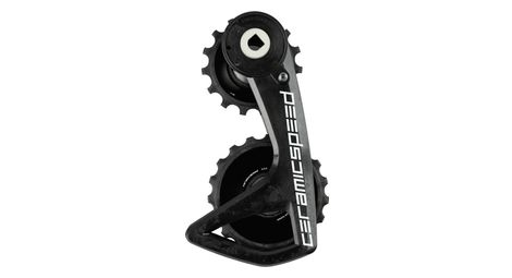 Chape de Dérailleur Ceramicspeed OSPW RS ALPHA Sram Force/Rival E1 AXS 12V Noir Team Logo