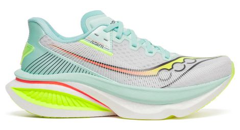 Scarpe da corsa Saucony Endorphin Azura Bianco/Giallo/Blu Donna