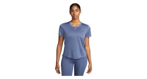 Maillot manches courtes nike dri fit one femme bleu