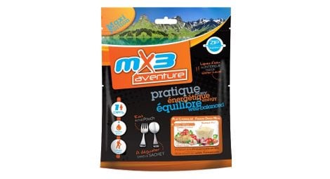 Gefriergetrocknete mahlzeit mx3 kabeljau nach provenzalischer art mit reis 150g