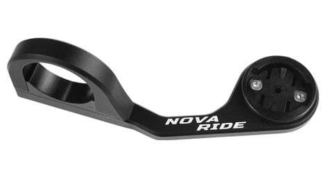 Support de compteur gps nova ride aluminium long pour garmin, wahoo, bryton et hammerhead noir