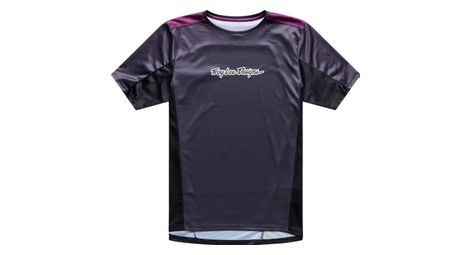 Maillot Manches Courtes Troy Lee Designs Stage Noir/Violet