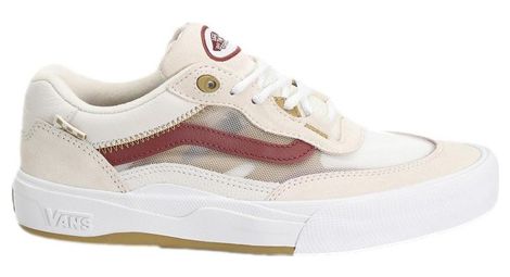 Zapatillas Vans Skate Wayvee Leather Blanco / Rojo