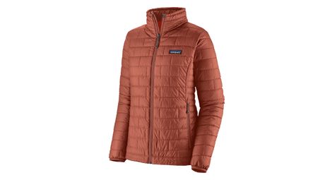 Patagonia nano puff chaqueta de plumon para mujer rojo