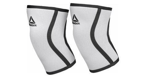 Genouillères reebok knee sleeves blanc 