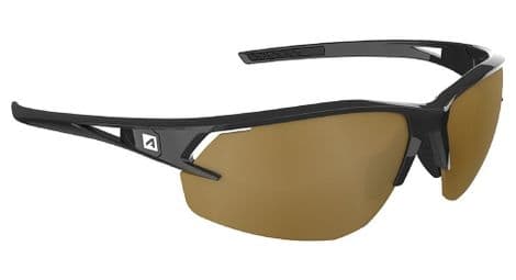 Lunettes azr fast noir vernie / écran gold miroir 