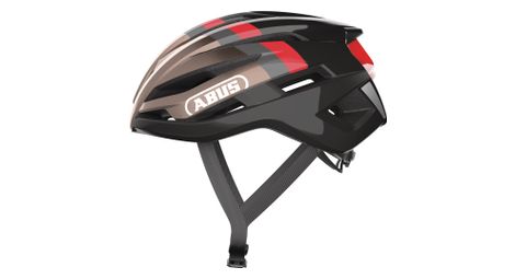Abus StormChaser Metallic Copper Beige / Rot