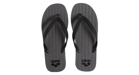 Flip-flops arena beach thong waves grau/schwarz 39