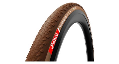 Vittoria Terreno Pro T30 Fine Loose Gravel Race 700 mm Neumático para grava Tubeless Ready Plegable Cinturón antipinchazos Race Formulation Natural Marrón Beige Flanco