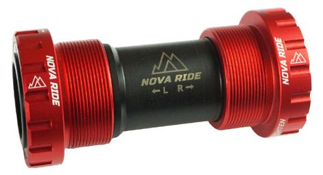 Boitier de pédalier nova ride bsa rouge