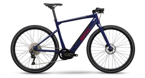 Bmc alpenchallenge amp al one bicicletta elettrica da fitness shimano deore 11s 625 wh 700 mm ultramarine blue 2022