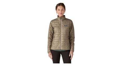 Chaqueta de plumon patagonia nano puff beige para mujer