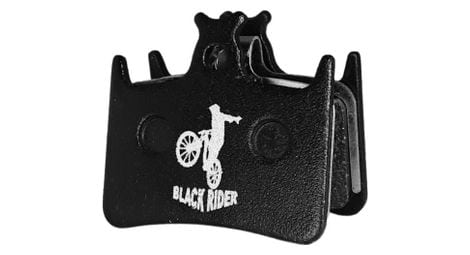 Paires de plaquettes black rider pour hope rx4 semi-métallique agressif