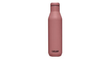 Bouteille isotherme camelbak wine bottle insulated 740ml rose