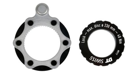 Adaptateur de Disque 6 Trous DT Swiss Hybrid (Max. 230 mm) avec Aimant pour Moyeux Center Lock
