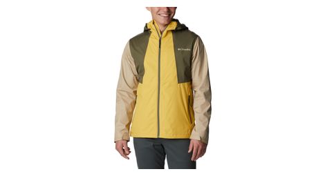 Veste impermeable columbia inner limits ii jaune homme
