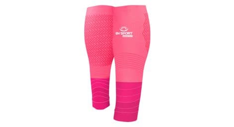 Manguitos de compresión bv sport elite evolution rosa s