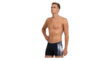 Short de bain arena overlap noir / blanc